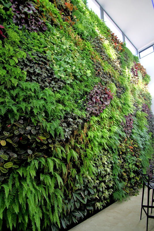 jardines verticales hechos por la empresa sanvert